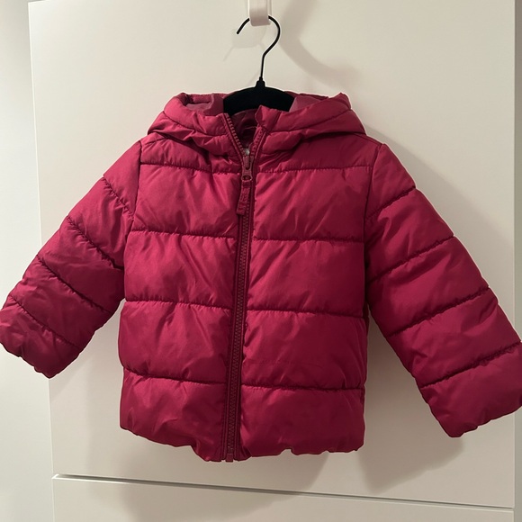 The Children's Place Burgundy Puffer - Picture 1 of 7